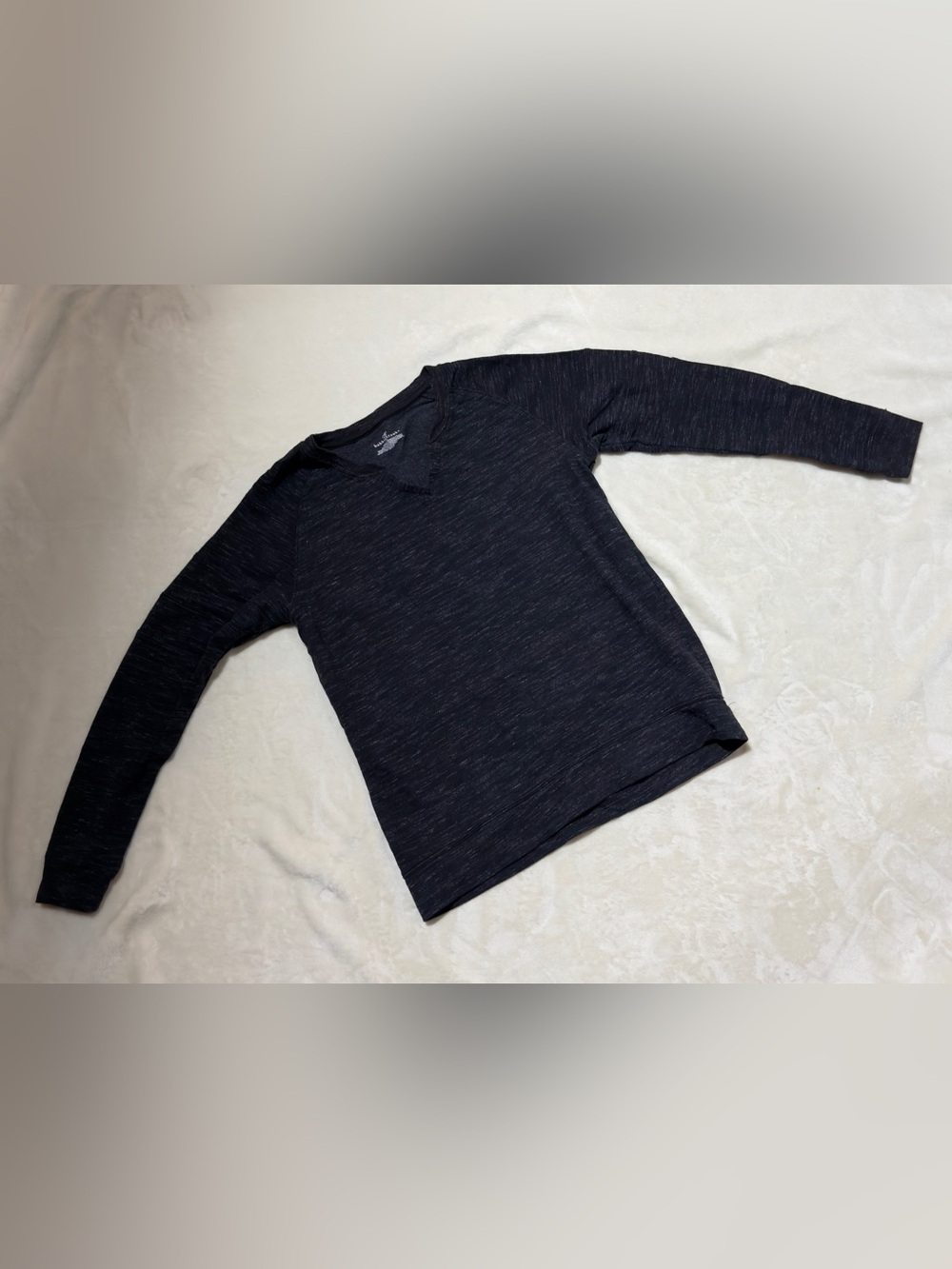 Bobbie Brooks Charcoal Heather V-Neck Pullover